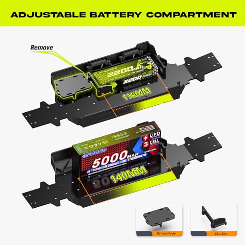 1/10 RTR Brushless RC Car for Adults, 50mph Off-Road Monster Truck 4WD R2126