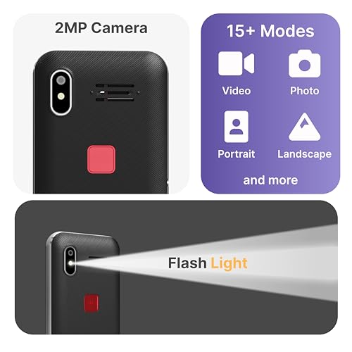 4G Unlocked Senior Cell Phone, Big Buttons, Large Screen, Charging Dock Included X674