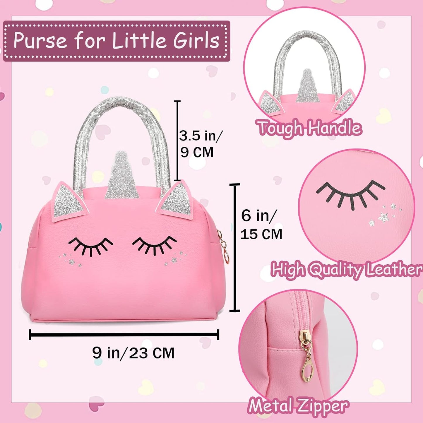 Pretend Makeup Purse Playset for Toddler Girls I897