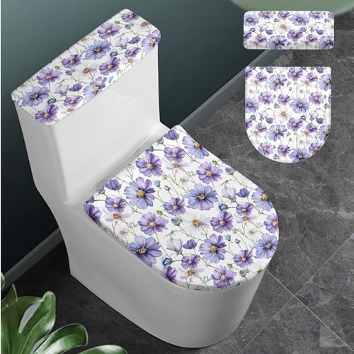 Christmas Toilet Lid and Tank Cover Set for Bathroom Decor Q334993