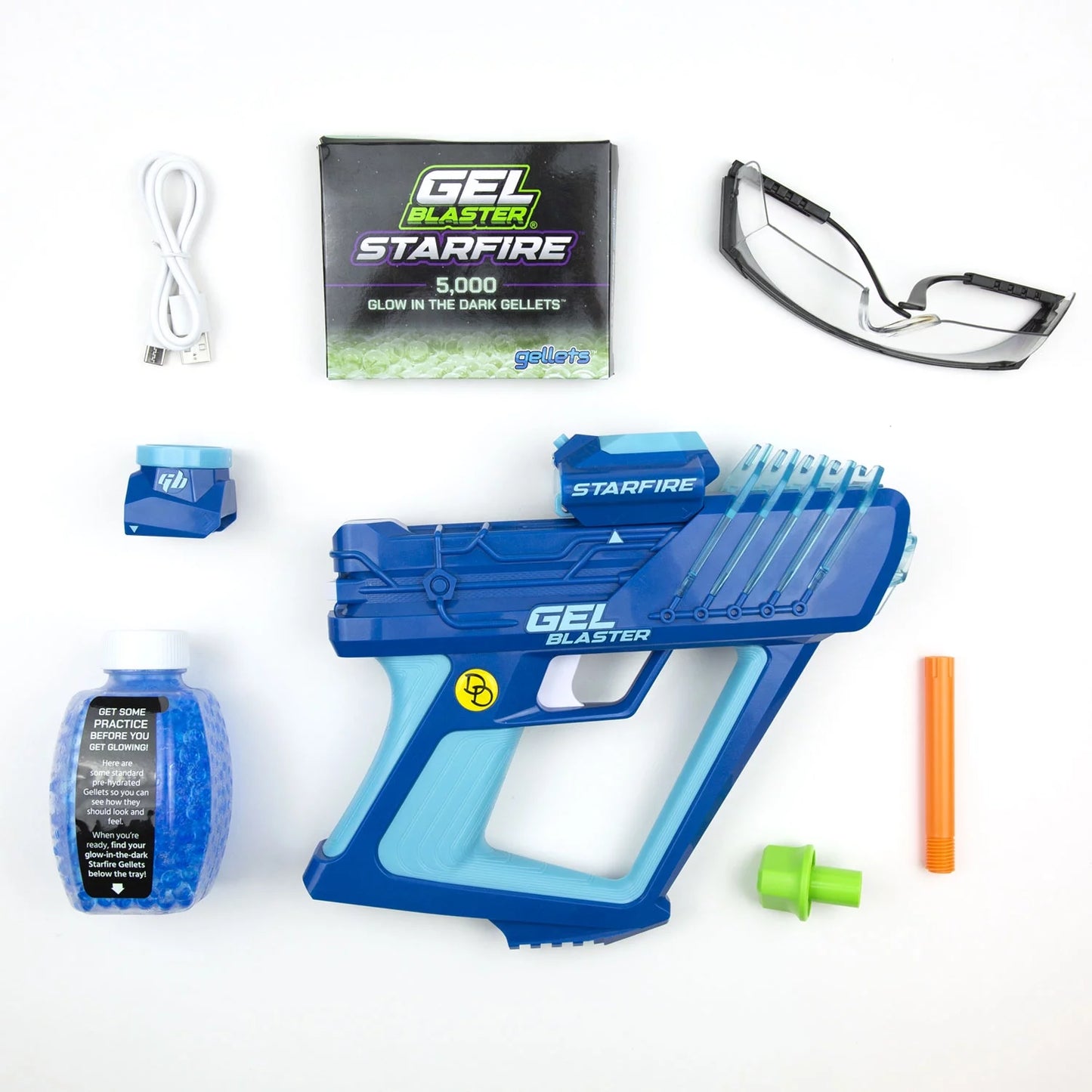 Glow-in-the-Dark Water Bead Blaster with 5k Gellets O403249