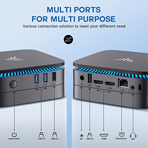 Mini PC Intel N95 8GB RAM 256GB SSD 4K HDMI Dual WiFi B80137