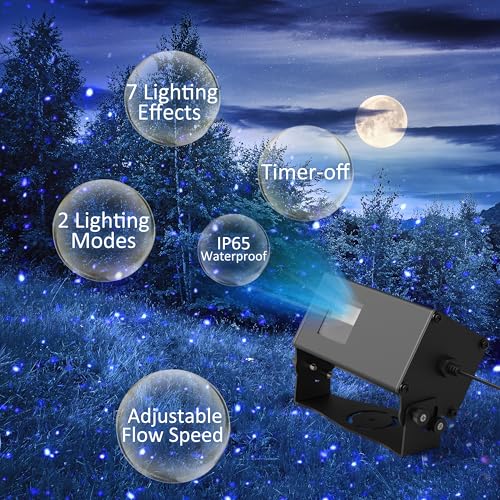 Outdoor Laser Lights Projector with Remote Control for Holiday Decor W676