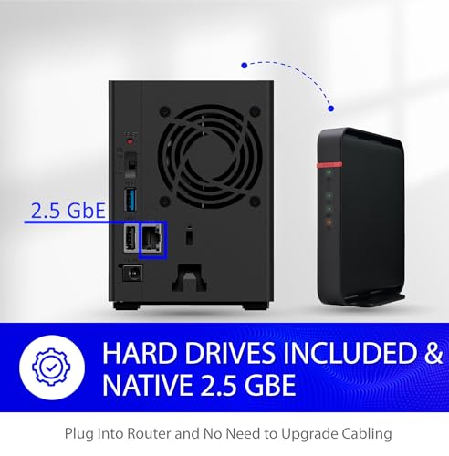 4TB 1-Bay NAS Network Attached Storage with HDD Included D801
