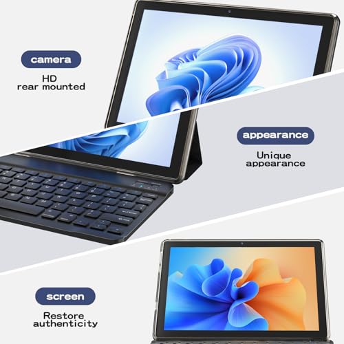 10 Inch Android Tablet with Keyboard Case Mouse Stylus S54567