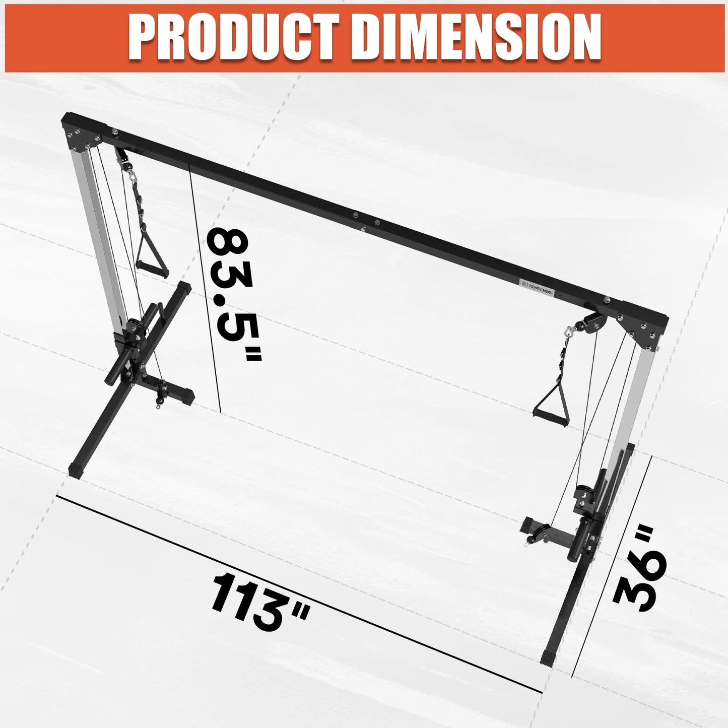 Dual Pulley Cable Machine for Home Gym W471