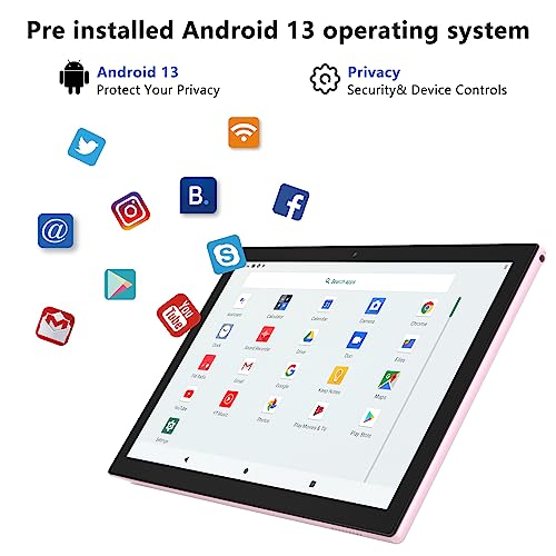 Tablet 10 Inch with Keyboard, Mouse, Case, Stylus, 8GB RAM 64GB ROM K197839