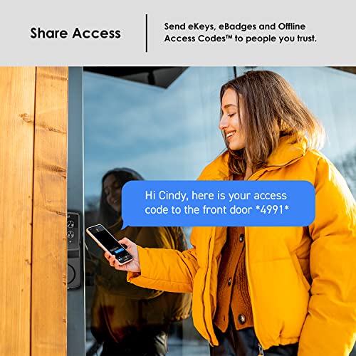 Smart Lock with Bluetooth, Keyless Entry, Touchscreen Keypad, Auto Lock P9060