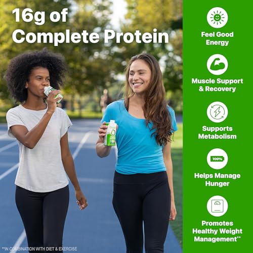 Organic Nutritional Protein Shake, Creamy Chocolate Fudge, 16g Whey Protein, 11 Fl Oz (12 Pack) H19601