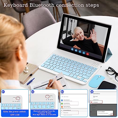 Android Tablet 10.1 Inch with Keyboard, 64GB ROM, 8GB RAM R243563