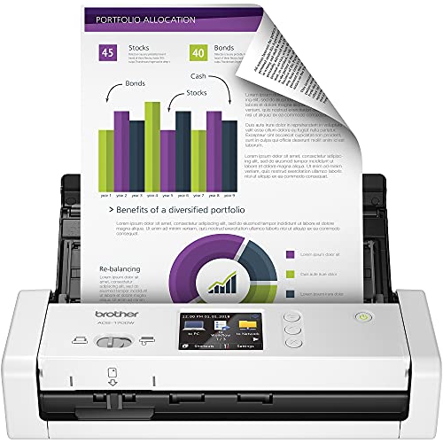 Wireless Compact Desktop Scanner with 30ppm Speed and Touchscreen G146724