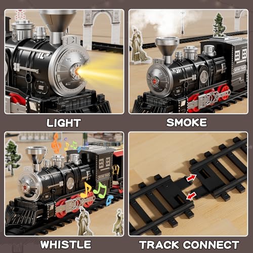 Electric Train Set for Kids with Lights and Sounds H492
