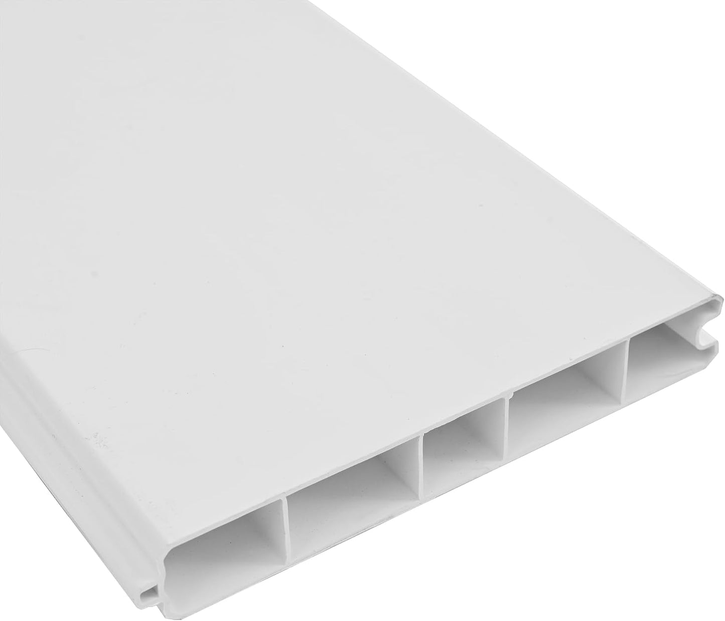 White Vinyl Privacy Fence Panels 6ft H x 6ft W, 2 Pack F91464