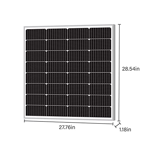100W 12V Monocrystalline Solar Panel for RV Marine Boat Off Grid U40941