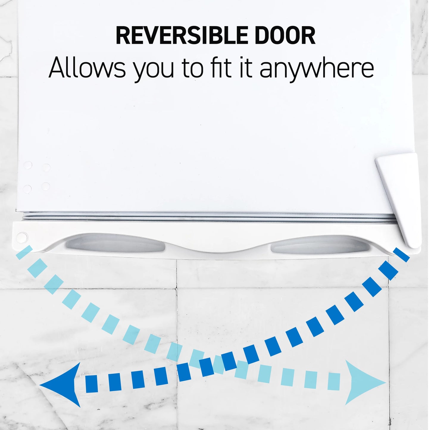 Upright Freezer 5 Cu Ft with Reversible Door, White K597027