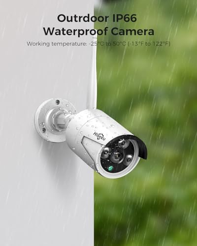Wireless Security Camera System, 4K NVR, 4Pcs 3MP Night Vision WiFi Cameras D47166