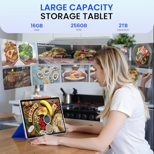 14 inch Android Tablet, 16GB RAM 256GB ROM, FHD IPS Display, 10000mAh Battery S268