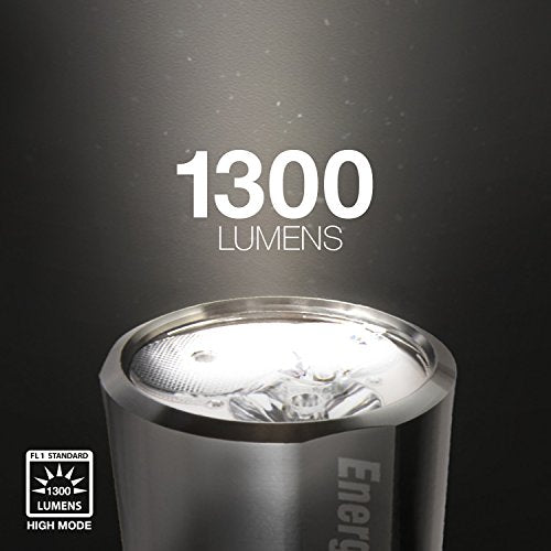 LED Metal Flashlight, 1300 Lumens E71831