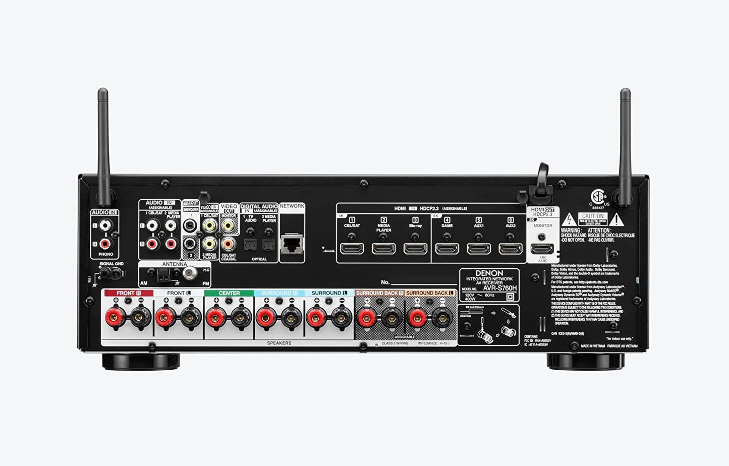 7.2 Home Theater AV Receiver 8K Ultra HD P6030