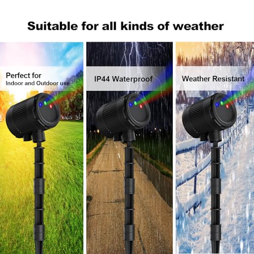 Laser Christmas Projector Lights Outdoor with Remote, Waterproof X1878