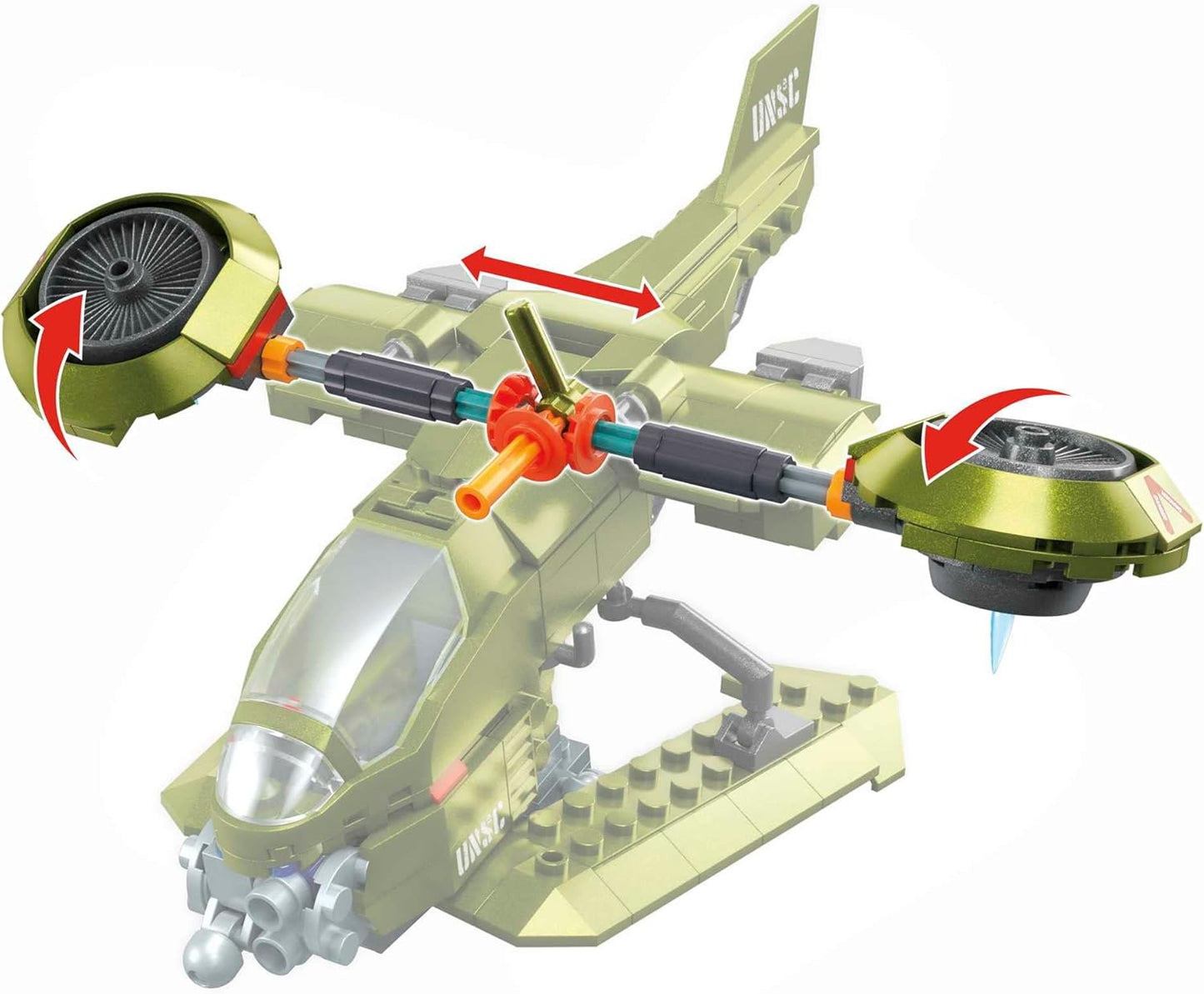 Halo Vehicle Building Set for Kids, 291 Pieces, 2 Micro Action Figures E62561