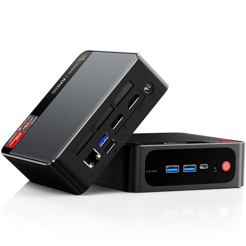 Beelink SER5 Mini PC,AMD Ryzen 5 5560U(6C/12T,up to 4.0GHz),Mini Computer 16GB DDR4 RAM 1TB M.2 SSD Graphics 6cores 1600 MHz Wifi6/BT5.2,Support Triple Display Micro PC