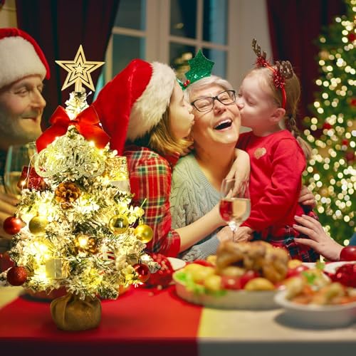 Green Tabletop Christmas Tree with LED Lights B3533