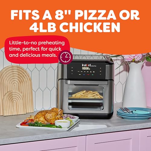 10QT Air Fryer, 7-in-1 Functions with EvenCrisp Technology, Stainless Steel I2967