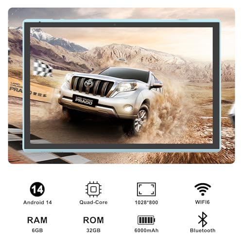 Tablet 10 Inch with Keyboard, Mouse, Case, Stylus, 8GB RAM 64GB ROM K197839