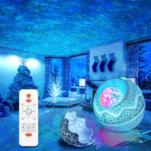 Star Projector with Bluetooth Speaker and White Noise for Bedroom U548539