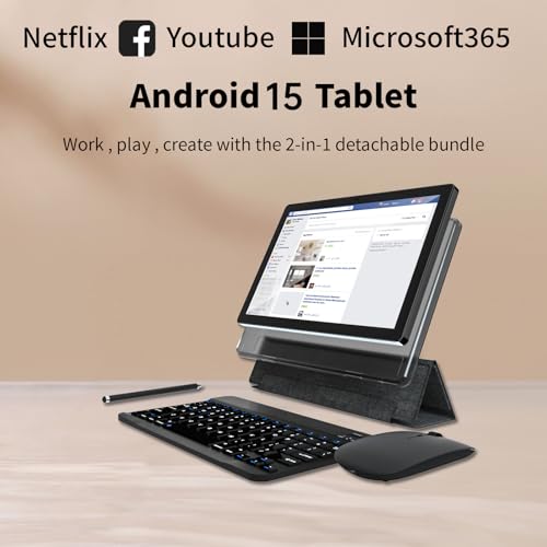 11 inch Android 14 Tablet with Face Unlock, Octa-Core CPU, 12GB RAM, 128GB Storage Z164067