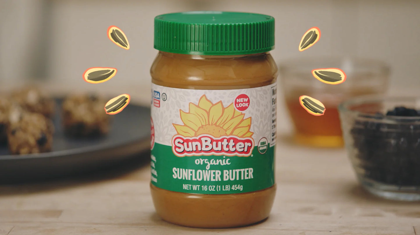 Organic Sunflower Butter, 16 oz Jar, 6 Pack M3940