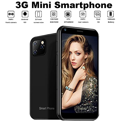 Mini 3G Dual SIM Smartphone 2GB RAM 16GB Unlocked Kids Phone R99526