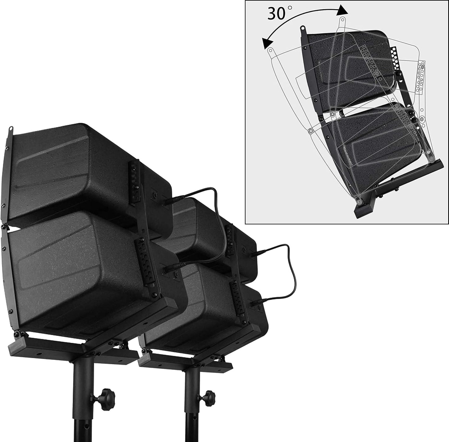 18-inch 4000W Powered PA Speaker System with Active Subwoofer, Bluetooth and USB P616