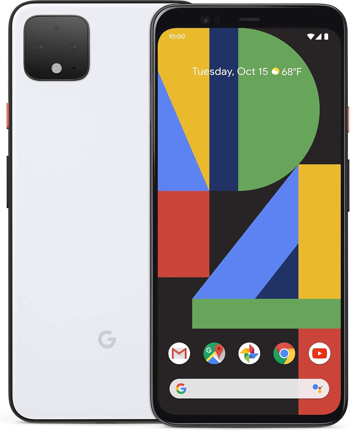 Google Pixel 4, 64GB/6GB 5.7 Inches Clearly T-Mobile Unlocked Smartphone - White