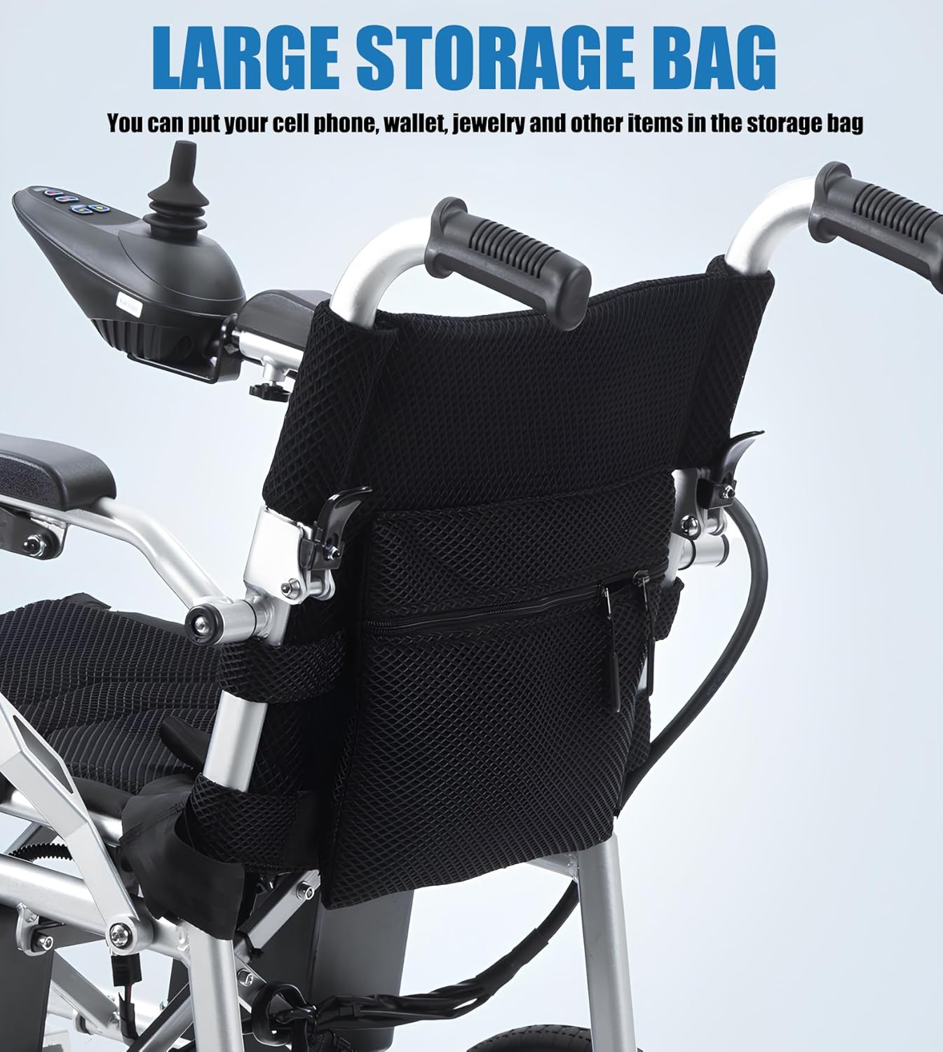 Portable Electric Wheelchair for Adults, Lightweight Foldable G760