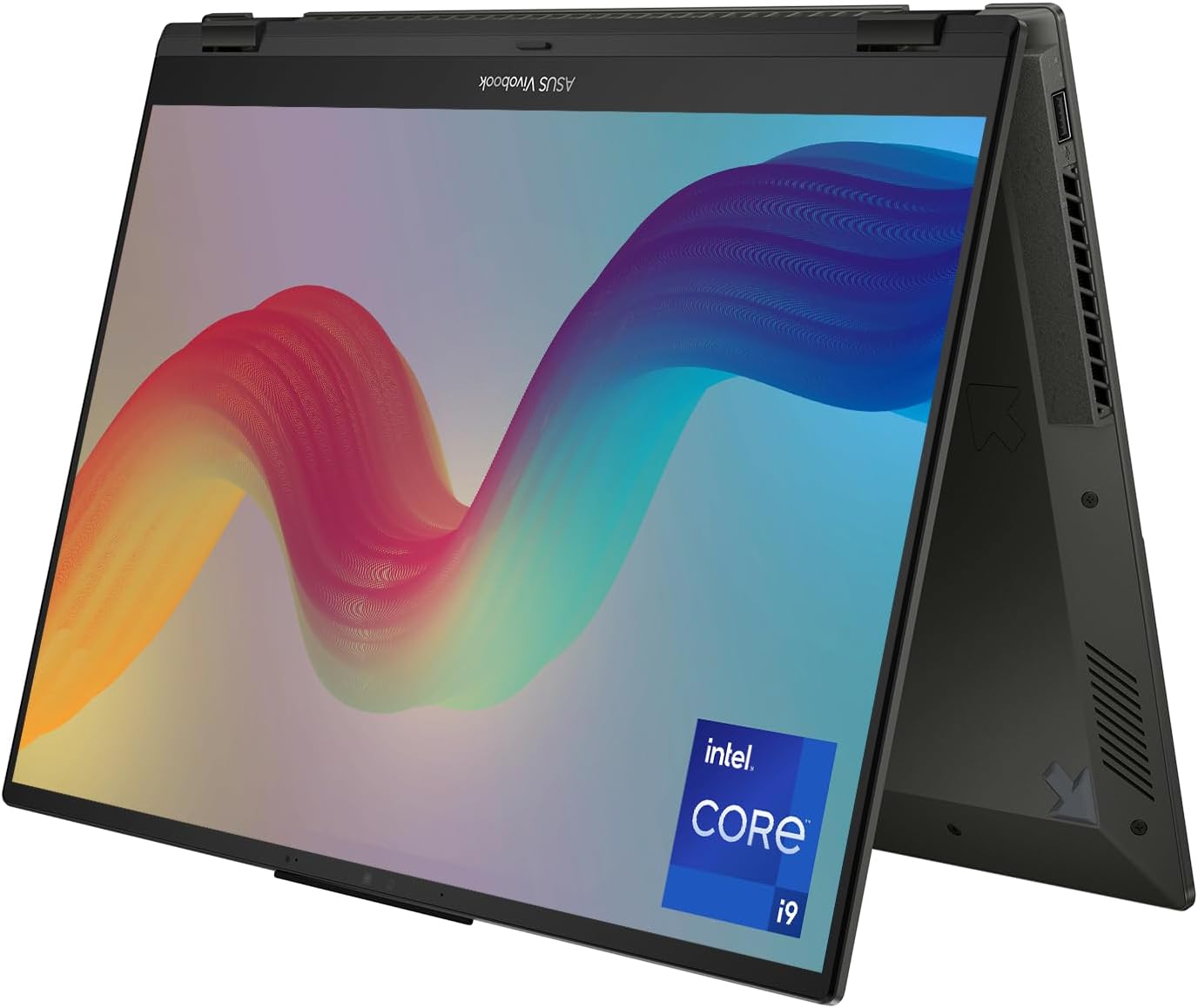 ASUS Vivobook S 16 Flip 2-in-1 Laptop, 16" WUXGA Touchscreen, Intel Core i9-13900H, 32GB SSD, 2TB SSD, IR Camera, HDMI, Wi-Fi 6, Windows 11 Home, Midnight Black