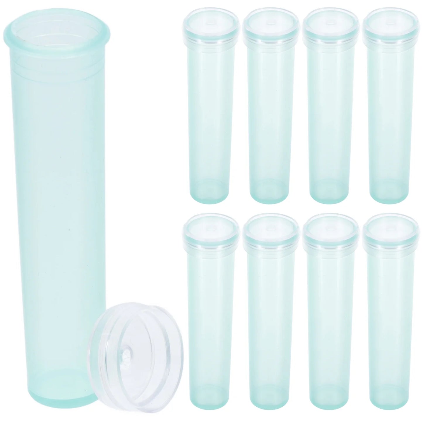 100 Pcs Water Tubes for Flowers Floral Vases Light Green I851