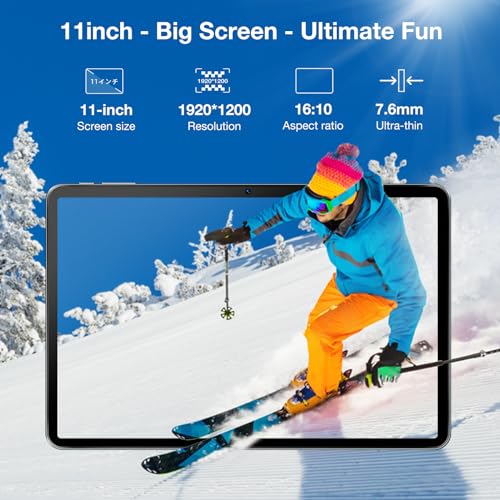 11 Inch 2.4K Display Tablet, 16GB RAM 256GB ROM, 8580mAh Battery B9447