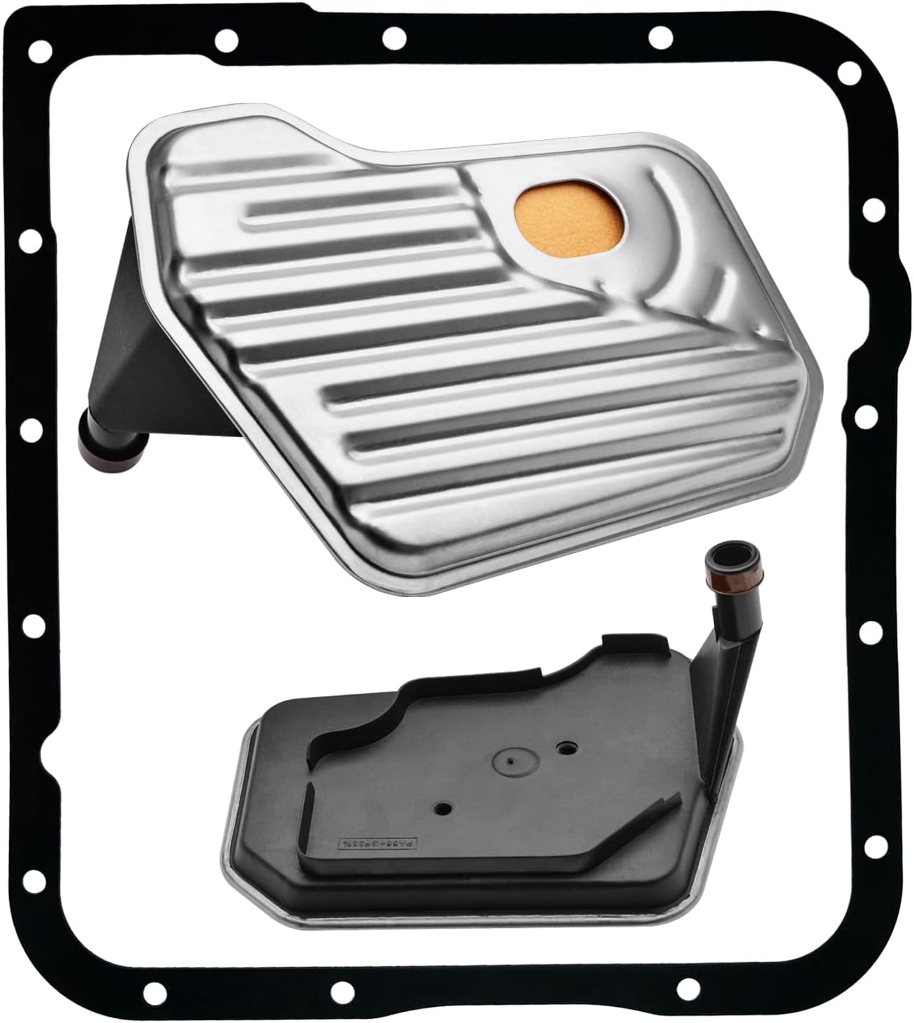 4L60-E 4L65-E Deep Pan Transmission Filter Kit with Gasket TF337 Compatible with Yukon Sonoma Sierra Savana Safari Jimmy Envoy Trailblazer Tahoe Suburban Silverado Colorado Camaro Blazer Astro