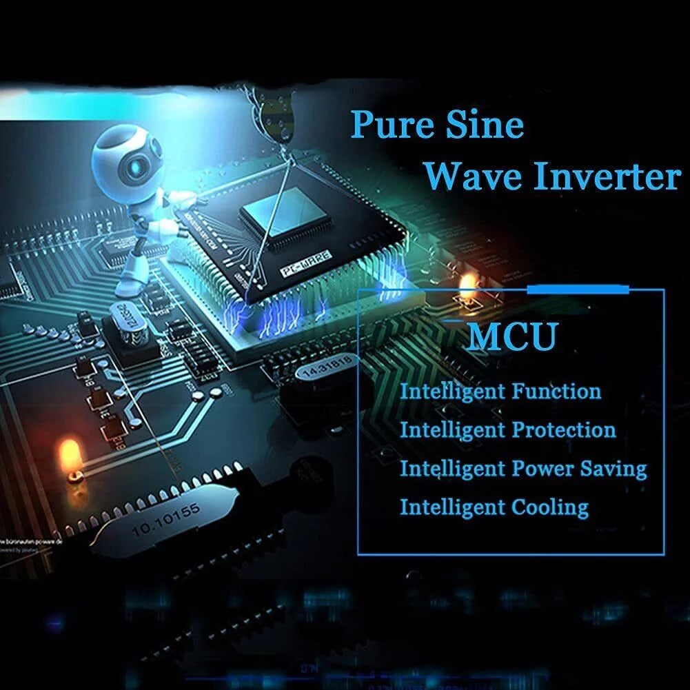 5000W Pure Sine Wave Power Inverter, DC 48V to AC 110V S194547