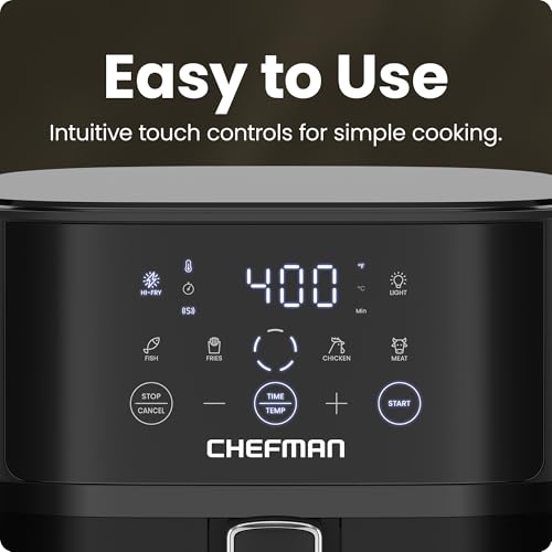 Air Fryer 6 QT with Touchscreen and 4 Presets C977097