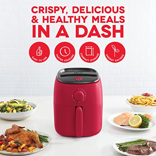 Electric Air Fryer Oven, 2.6 Qt., Grey, Compact, Auto Shut Off, 1000-Watt L764