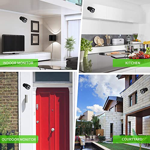 8CH 1080P Home Security Camera System with 1TB Hard Drive, Night Vision, Remote Access W9669