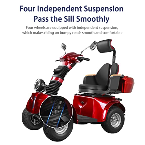 All Terrain 4 Wheel Mobility Scooter for Seniors and Adults M621