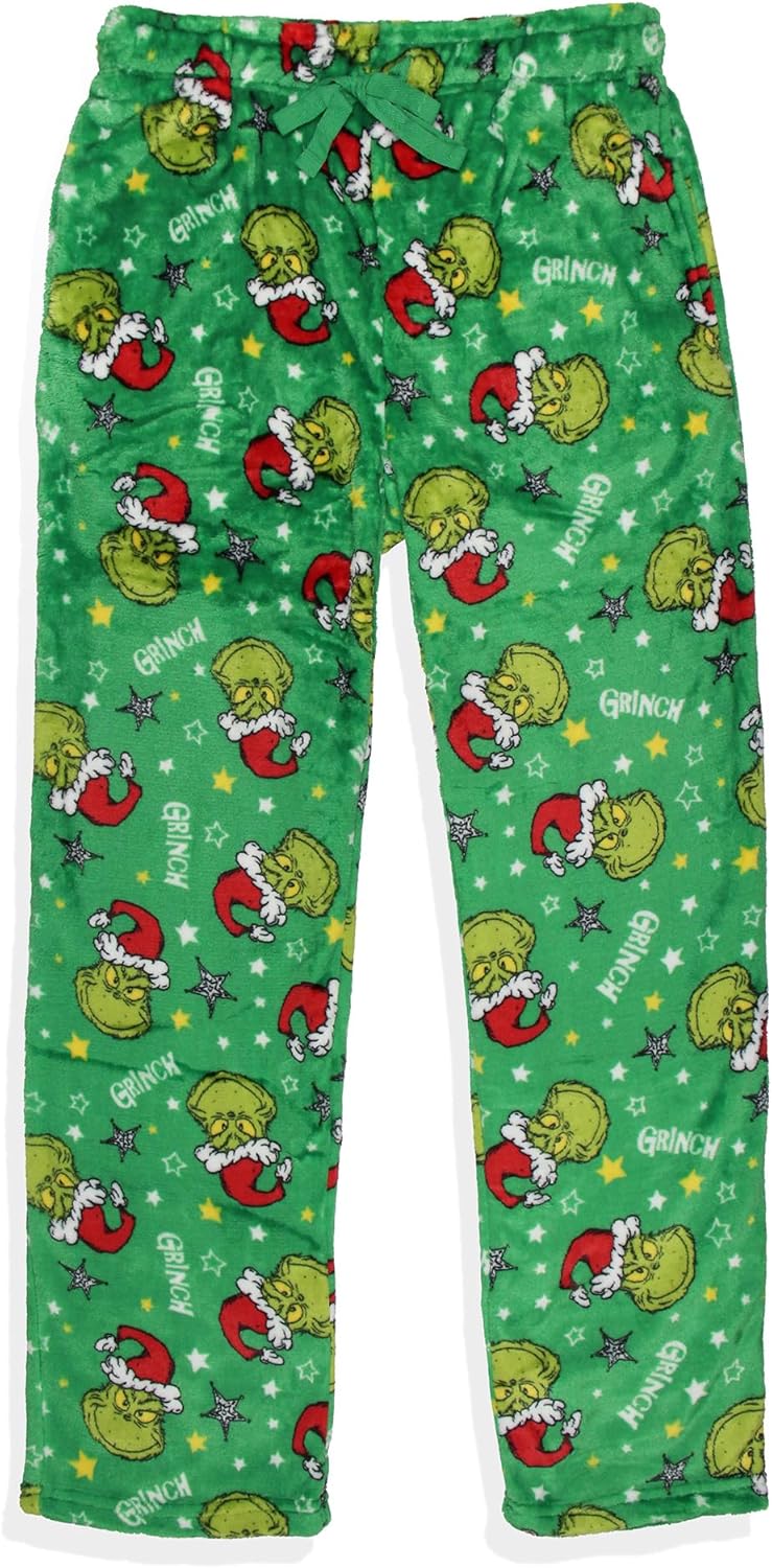 Men's Grinch Lounge Pajama Sleep Set, 2X-Large W190