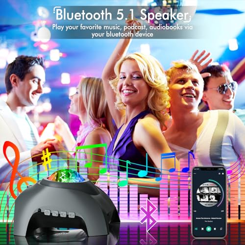 Galaxy Projector with Bluetooth Speaker and White Noise S67171