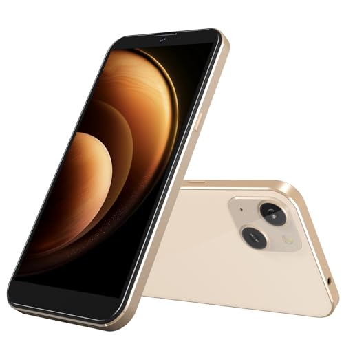 Unlocked 4G LTE Android Phone 6.0" 16GB Dual SIM Gold W86977