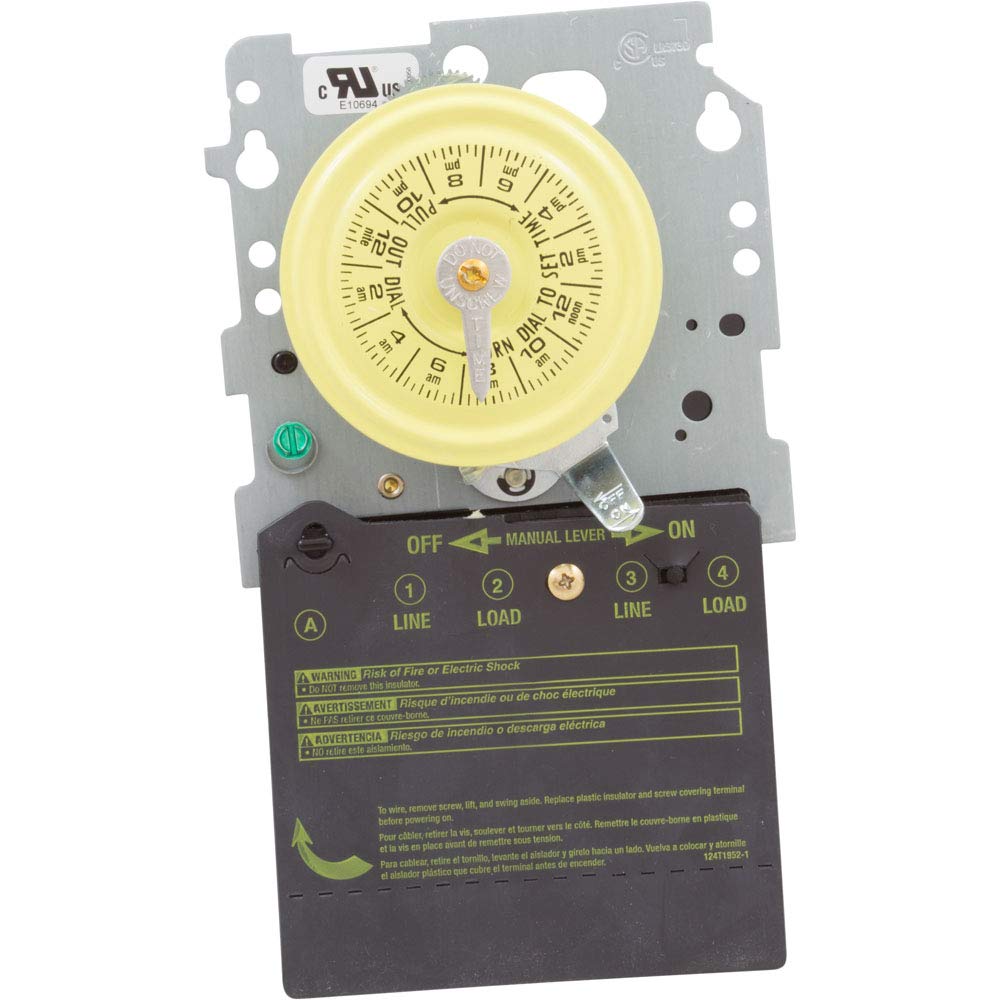 Heavy-Duty Mechanical Time Switch for Pool and Spa with Manual Override B7005