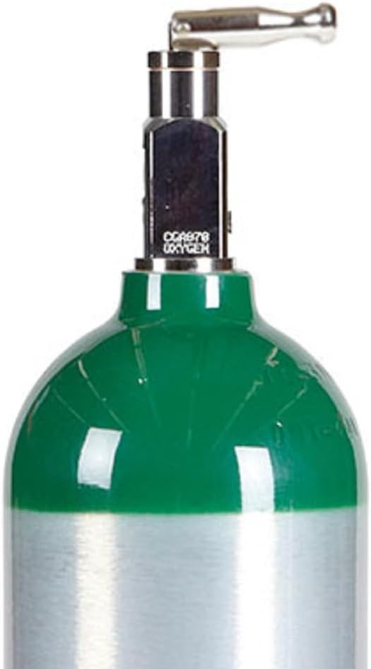 Medical Oxygen Cylinder with CGA870 Toggle Valve, D Size O649
